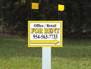 18x24 For Rent Signs