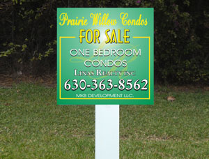 2x2 cheap Real Estate Outside Signs