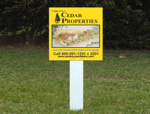 2x2 cheap Real Estate Property For Sale Signs