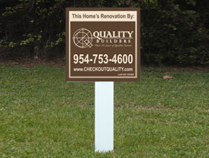 2x2 cheap Property Site Signs