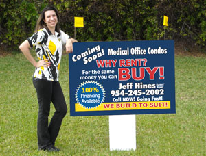 3x4 Commercial Real Estate Signs