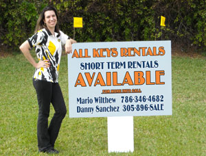 3x4 For Rent Real Estate Signs