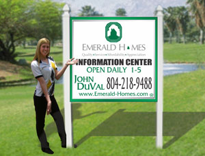 4x4 Commercial Site Signs