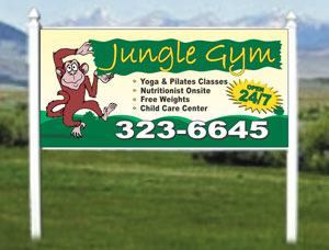 4x8 Commercial Outdoor Business Site signs