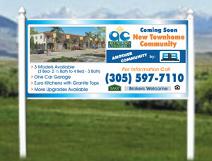 4x8 Commercial Real Estate Signs