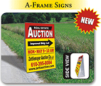 A-Frame signs