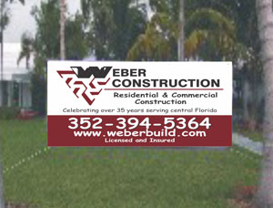 Custom Size Commercial Real Estate Banners