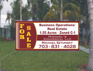 Custom Size Commercial For Sale Real Estate Banners