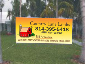 Custom Size Commercial Outdoor Banners