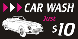 car wash banner