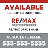 RE/MAX 4ftx4ft Commercial Sign