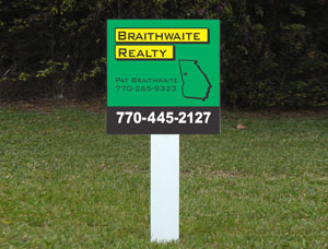 2x2 Cheap Commercial Real Estate Signs