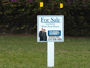 for sale signs