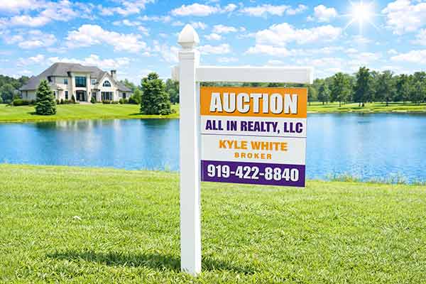 Preview of a 2x2 sign with Yard Arm Post