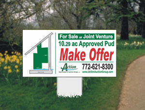 2x4 Commercial Property Signs