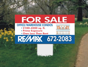 2x4 Property For Sale Signs