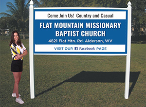 4x8 large church Signs