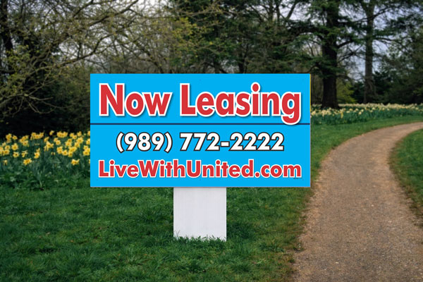 Preview of a 2x4 For Rent sign