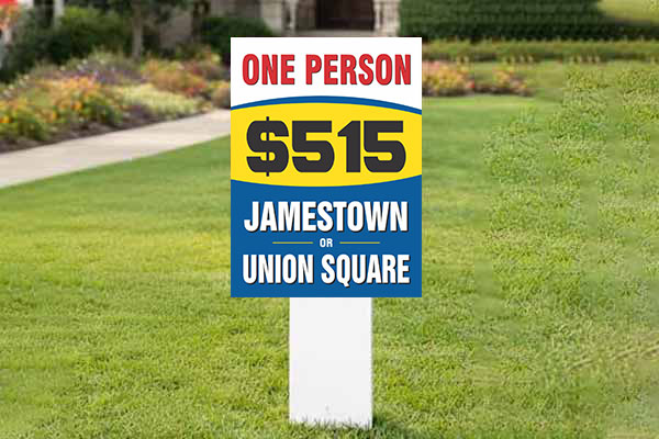 Preview of a 32x24 residential yard sign