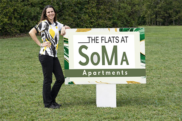 Preview of a 3x4 auction sign