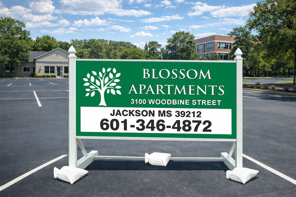 Preview of a 4×8 commercial site sign