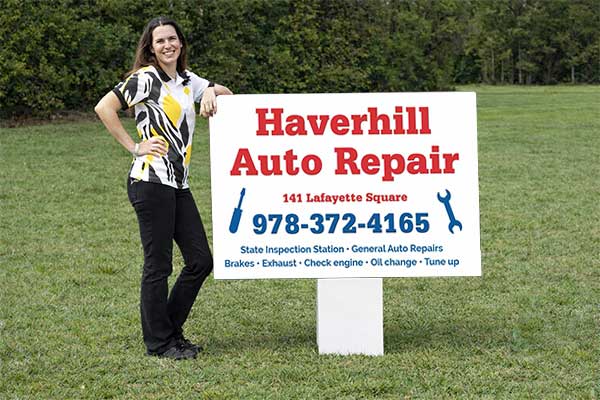 Preview of a 3x4 auction sign