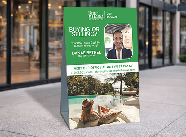 Preview of an A-Frame Sign