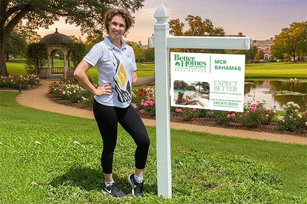 18x24 aluminum signs mounted with yard arm for long-term outdoor use