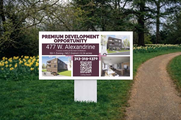 Preview of a 2x4 For Rent sign