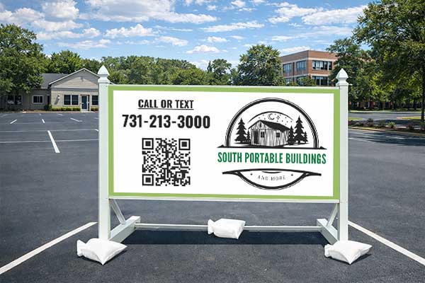 4x8 builder sign installed at construction site