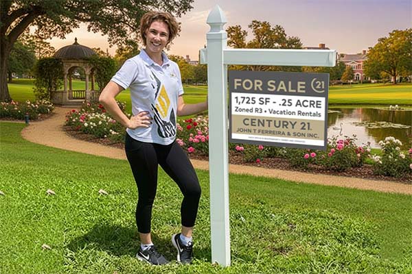 18x24 aluminum signs mounted with yard arm for long-term outdoor use