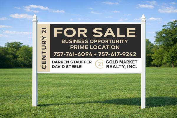 Preview of a 4×8 commercial site sign