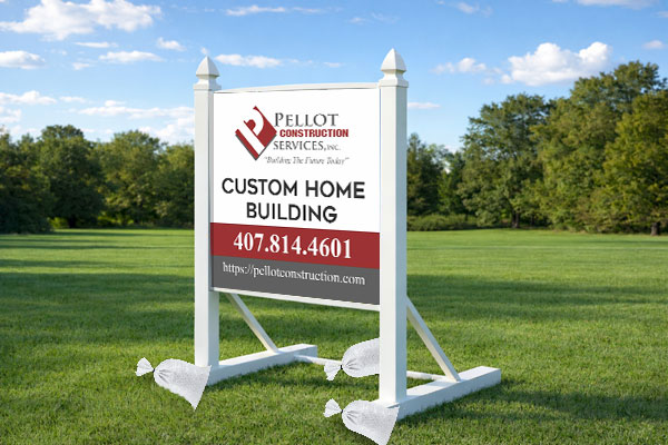 Preview of a 4×4 commercial site sign