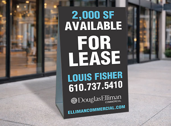 Preview of an A-Frame Sign