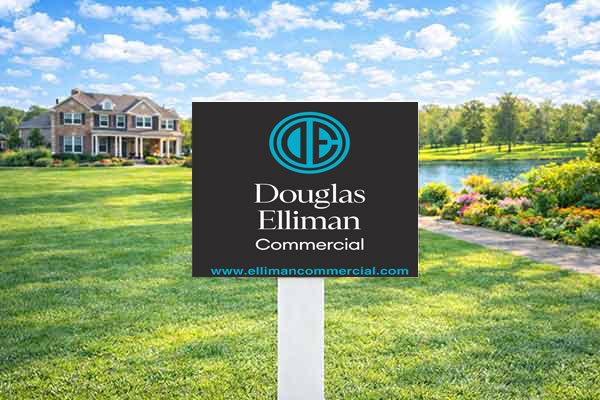 18x24 Douglas Elliman yard sign for property promotion