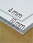 corraguated plastic sign material