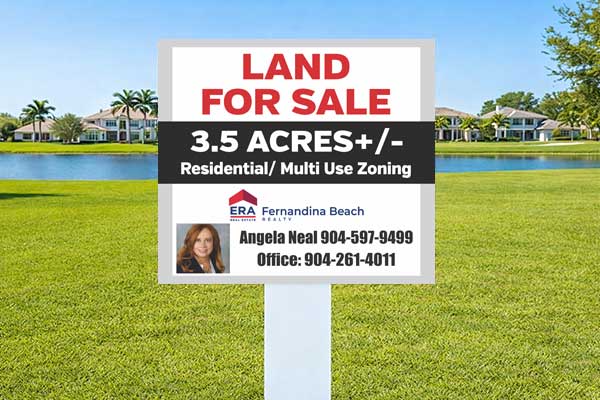 2x2 ERA signs for lot marking and small directional placement