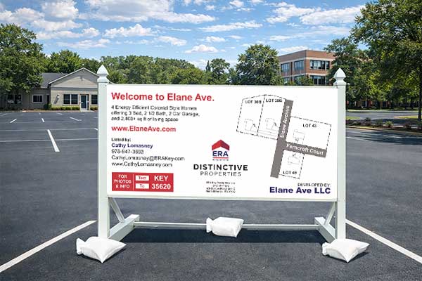 4x8 ERA sign installed outdoors