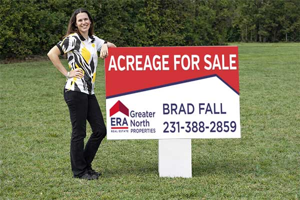 32x48 ERA yard sign for directional placement and listing support