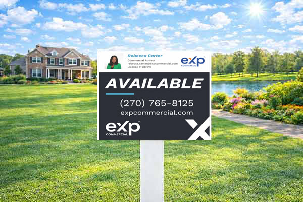 18x24 eXp Realty yard sign for listing visibility