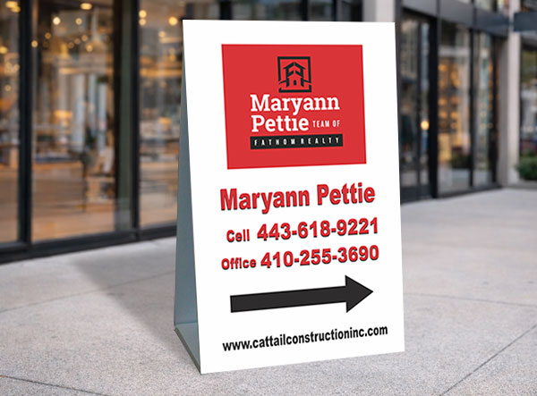 Preview of an A-Frame Sign