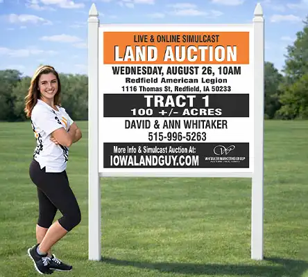 Whitaker Marketing Group signs installed outdoors