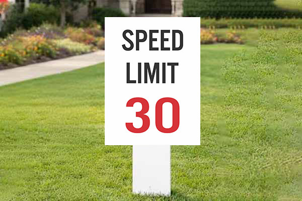 Preview of a 32x24 residential yard sign