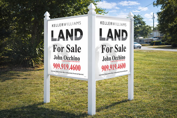 Preview of a 4×4 commercial site sign