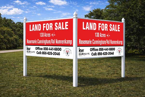 Preview of a 4×8 commercial site sign