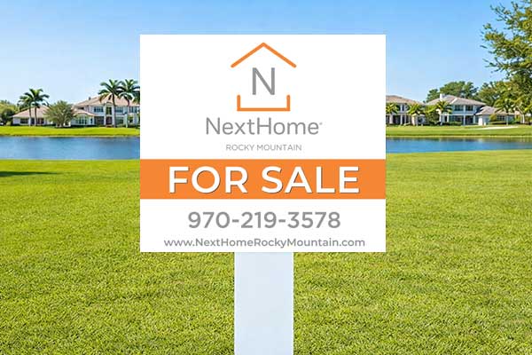 2x2 NextHome signs for lot marking and small directional placement