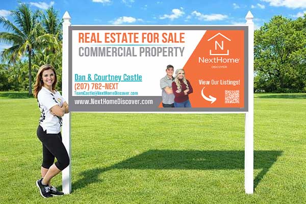 4x8 NextHome sign installed outdoors