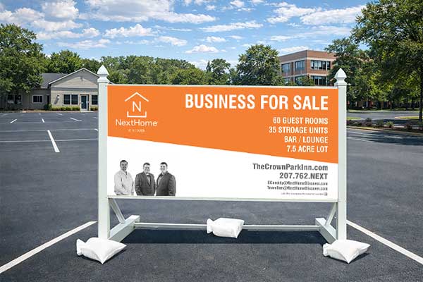 4x8 NextHome sign installed outdoors