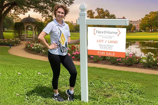 18x24 aluminum signs mounted with yard arm for long-term outdoor use