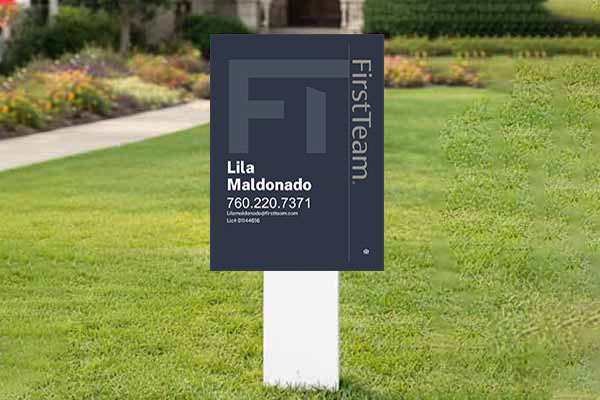 Preview of a 32x24 residential yard sign